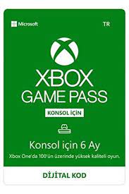 Xbox Game Pass 6 Aylık Üyelik