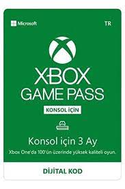 Xbox Game Pass 3 Aylık Üyelik